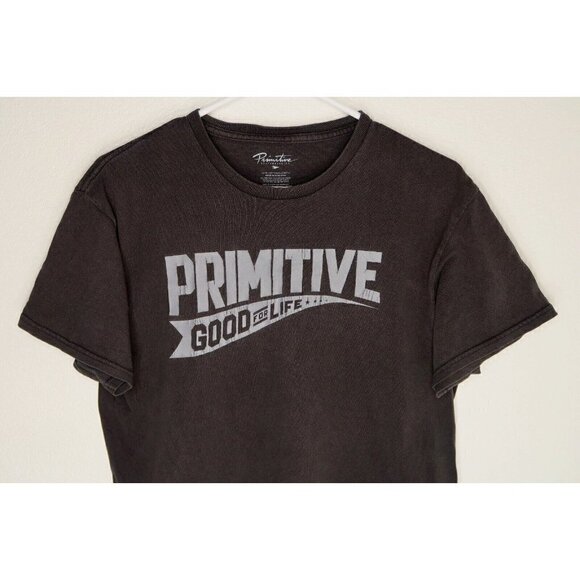 Primitive Stadium T-Shirt Size Medium Black Logo Skateboard Streetwear Medium - Picture 2 of 7